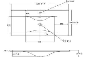 Раковина мебельная Sanvit 120 белый - 3