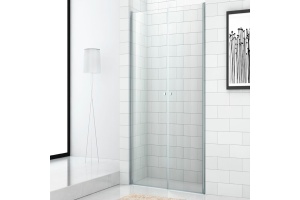 Душевая дверь в нишу Cezares Eco O B-2-80-C-Cr стекло прозрачное