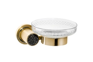 Мыльница настенная Boheme Royal Cristal золото
