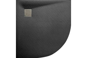 Поддон для душа Wasserkraft Elbe 74T01 90х90, чертверть круга