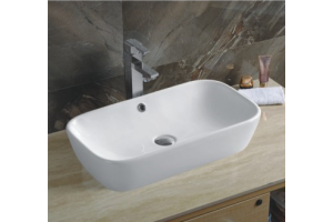 Раковина накладная Ceramalux N 61 белый (9217)