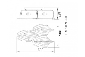 Накладной светильник Wertmark Arctioma WE126.03.301 - 2