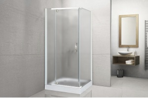 Душевой уголок Royal Bath HPV 80х80 с поддоном профиль белый стекло матовое - 2