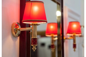 Светильник Boheme Murano 765 золото, рубиновый - 2