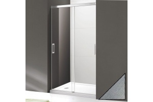 Душевая дверь в нишу Cezares Tandem Soft BF-2-120-P-Cr стекло punto