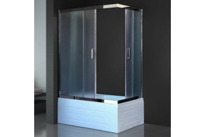 Душевой уголок Royal Bath 120х80 хром стекло матовое