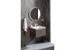 Тумба под раковину Armadi Art Vallessi 60 черный глянец - 3