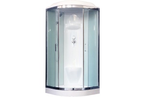 Душевая кабина Royal Bath 90х90 хром стекло прозрачное