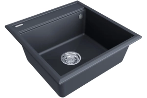 Мойка кухонная мойка Paulmark Stepia 50 темно - серый матовый - 2