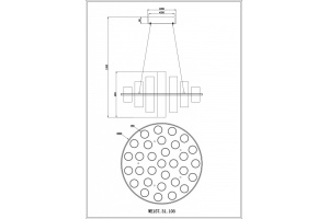 Подвесная люстра Wertmark Paula WE157.31.103 - 2