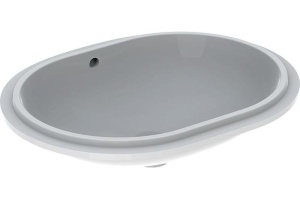 Раковина встраиваемая снизу, цвет: белый