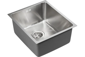 Мойка кухонная Paulmark Aller 38 брашированная сталь - 2