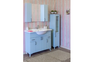 Шкаф-пенал Sanflor Глория R, серый - 3