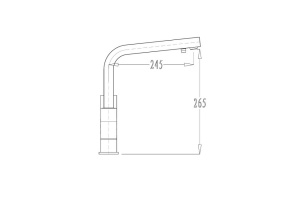 Смеситель для кухонной мойки  KAISER Sonat (34044) - 2