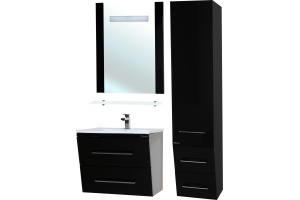 Зеркало Bellezza Берта подвесная 60 черное - 2