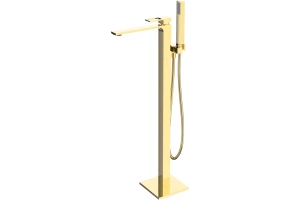 Смеситель напольный ванны BelBagno Luce золото (LUC-FMT-ORO)