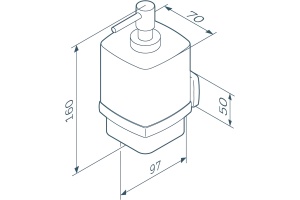 Дозатор AM.PM Gem A9036922 - 2