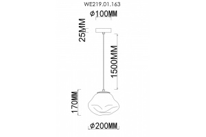 Подвесной светильник Wertmark Isola WE219.01.163 - 2