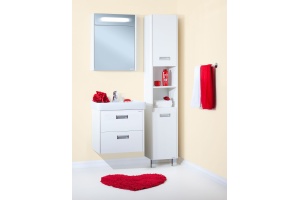 Тумба с раковиной Бриклаер Палермо 60/3 подвесная, с 2 ящиками - 2