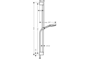 Душевой гарнитур Hansgrohe Pulsify Relaxation 105 3jet белый матовый - 2