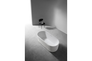 Ванна из искусственного камня ABBER Stuttgart AM9925 белая матовая - 3