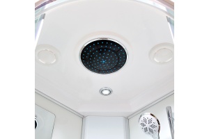 Душевая кабина DETO EM4510EL с высоким поддоном, с сиденьем - 3