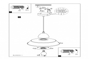 Подвесной светильник Eglo ПРОМО Auckland 49243 - 2