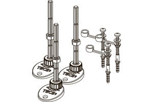 Опоры для душевых лотков TECE Drainprofile 674000 - 2