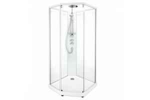 558.131.00.1  IDO Showerama 10-5 Comfort душевая система с термостатом,цвет белый