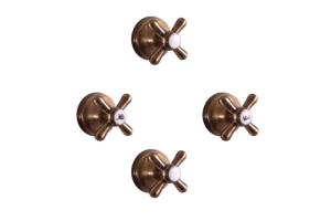 Смеситель для ванны с душем Rav Slezak Morava retro бронза - 2