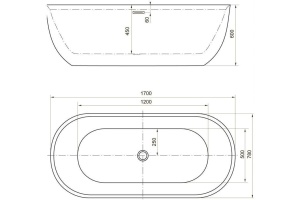 Акриловая ванна Aquanet Delight 208600 170x80 - 2