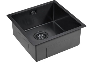 Мойка кухонная Paulmark Aller 44 темный хром - 2