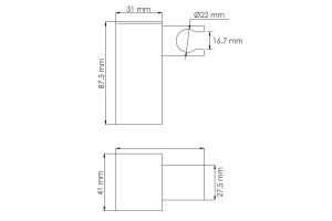 NEW A321 Настенный держатель лейки - 3