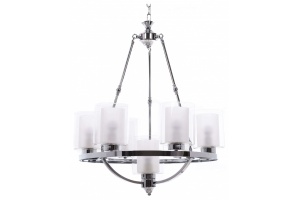 Подвесная люстра LUMINA DECO Santini LDP 1220-7 CHR+WT