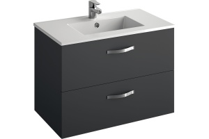 Мебель для ванной Jacob Delafon Ola 80 серый антрацит - 3