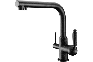 Смеситель Zorg Sanitary ZR 313 YF-33 BLACK для кухонной мойки