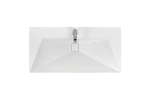 Мебельная раковина Cezares Crystal 100х50 белый (CZR-1188-1000/500) - 2