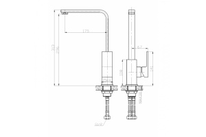 Смеситель для кухни WeltWasser WW MX KASSEL 706 хром (10000001981) - 2