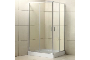 Душевой уголок BelBagno Uno 120х100 стекло прозрачное (UNO-195-AH-2-120/100-C-Cr)