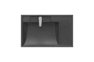 Раковина мебельная Aquaton Рейн 80 серый матовый - 2