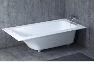 Ванна из искусственного камня Salini Orlando 190x100 102024M S-Stone, матовый - 2