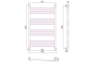 Полотенцесушитель водяной ДР 