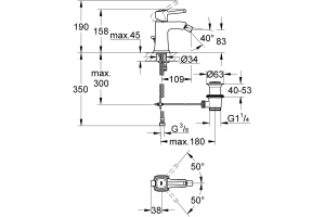 Смеситель Grohe Grandera 23315000 для биде - 2