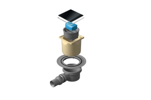 Душевой трап Pestan Confluo Standard Dry 1 Black Glass 10x10 - 3