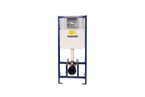 Комплект инсталляции beWash Bona с кнопкой смыва хром матовый - 3