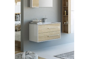 Тумба с раковиной Aqwella 5 stars Miami 90 R
