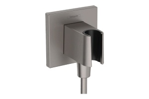 Шланговое подключение Hansgrohe FixFit E шлифованный черный хром