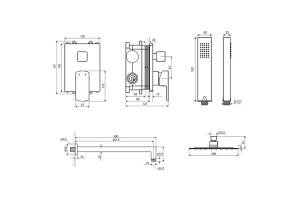 Душевая система Excellent Pride хром - 3