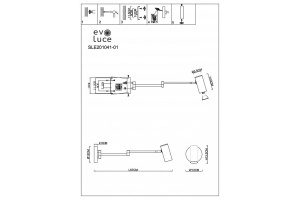 Бра EVOLUCE Zoom SLE201041-01 - 3