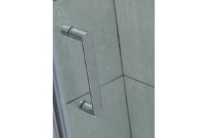 Душевая дверь в нишу DIWO Кострома KS05-100TCR 100 см, профиль хром - 2